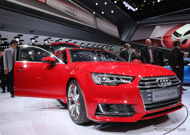 アウディ A4 新型(フランクフルトモーターショー15)