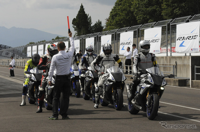 2015年9月21日、スポーツランドSUGO(宮城県柴田郡村田町)にて開催された『YZF-R1/R1Mオーナーズミーティング』。
