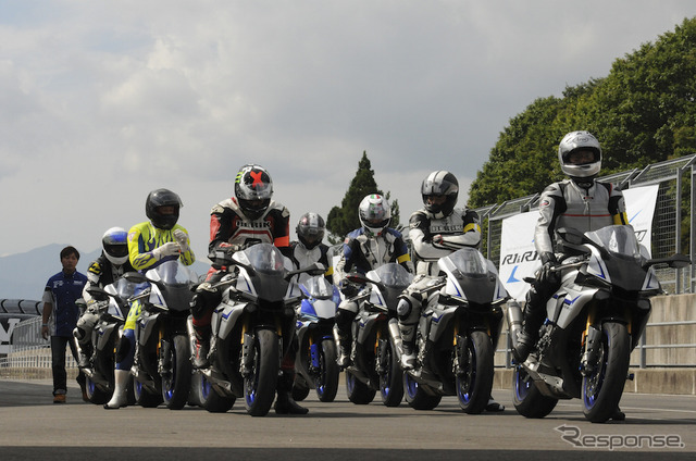2015年9月21日、スポーツランドSUGO(宮城県柴田郡村田町)にて開催された『YZF-R1/R1Mオーナーズミーティング』。