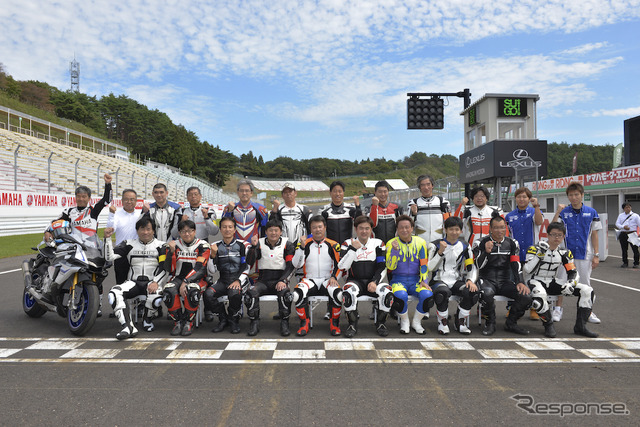 2015年9月21日、スポーツランドSUGO(宮城県柴田郡村田町)にて開催された『YZF-R1/R1Mオーナーズミーティング』。
