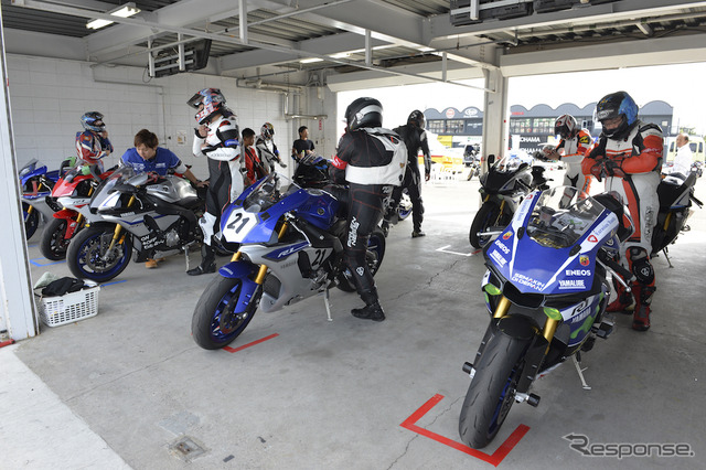 2015年9月21日、スポーツランドSUGO（宮城県柴田郡村田町）にて開催された『YZF-R1/R1Mオーナーズミーティング』。