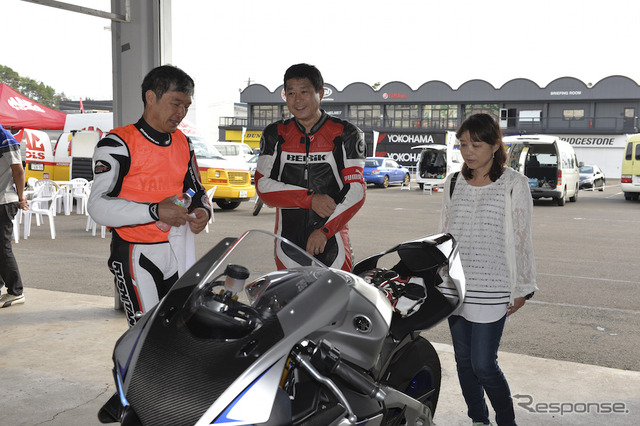 2015年9月21日、スポーツランドSUGO（宮城県柴田郡村田町）にて開催された『YZF-R1/R1Mオーナーズミーティング』。