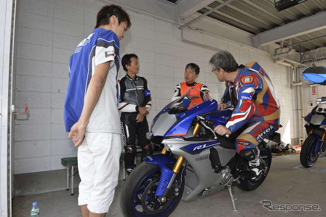 2015年9月21日、スポーツランドSUGO（宮城県柴田郡村田町）にて開催された『YZF-R1/R1Mオーナーズミーティング』。