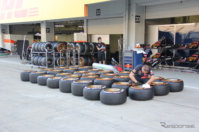 開幕直前を迎えた鈴鹿サーキットの様子