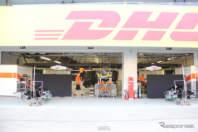 開幕直前を迎えた鈴鹿サーキットの様子