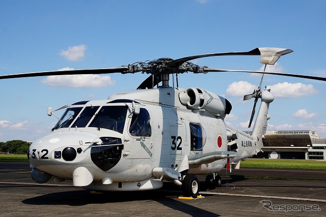 海上自衛隊の「SH-60K」も豪雨災害の現場へ出動している。