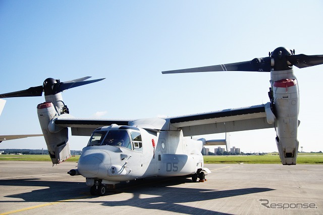 今年の横田基地ではVMM-262 フライングタイガースの機体が公開された。