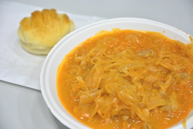 ツーリズムEXPOジャパン2015 ハンガリーの家庭料理「セーケイカーボスタ(豚肉とザワークラフトの煮込み)」