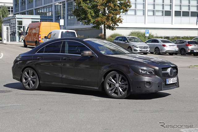 メルセデスベンツ CLA 改良型 スクープ写真
