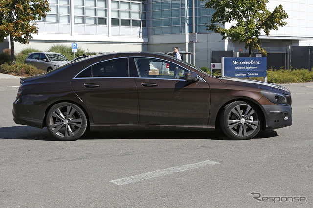 メルセデスベンツ CLA 改良型 スクープ写真