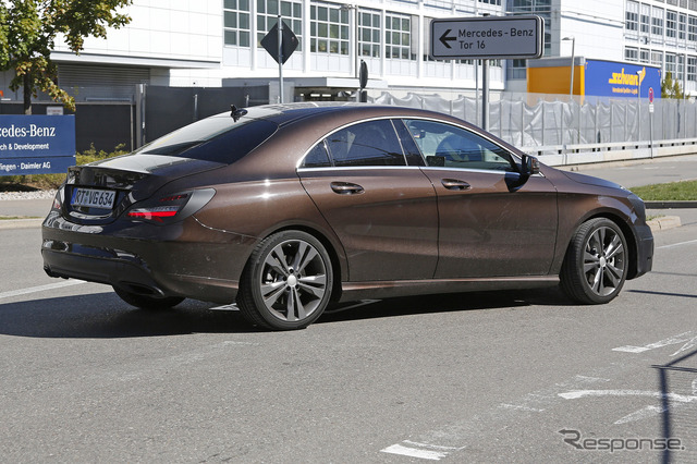 メルセデスベンツ CLA 改良型 スクープ写真