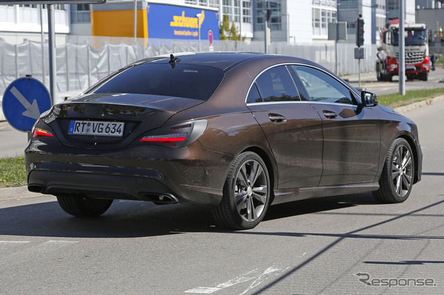 メルセデスベンツ CLA 改良型 スクープ写真