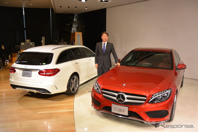 メルセデスベンツ C220d 発表会
