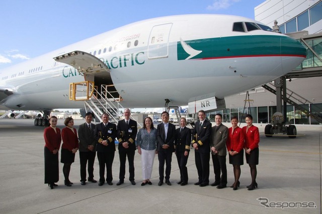 キャセイパシフィック航空、70機目のボーイング777を受領（2）