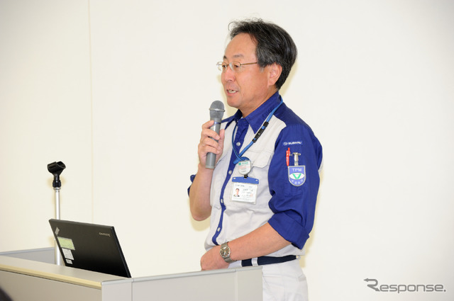 群馬製作所所長 大河原氏の挨拶
