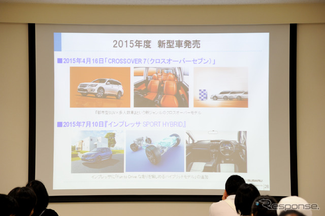 2015年度の新型車の説明