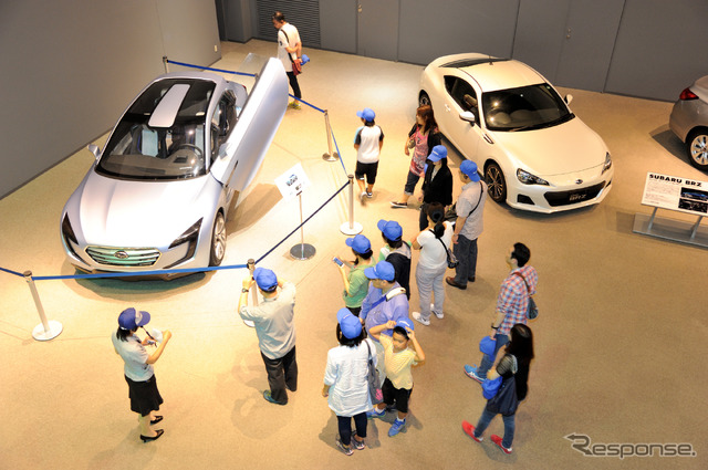 モーターショーに出展されたコンセプトカーも見られる
