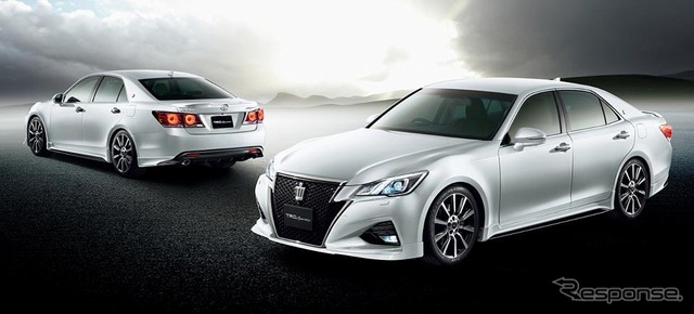 TRD の改良新型トヨタクラウン用パーツ