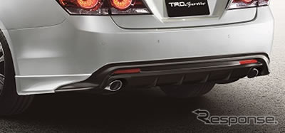 TRD の改良新型トヨタクラウン用パーツ