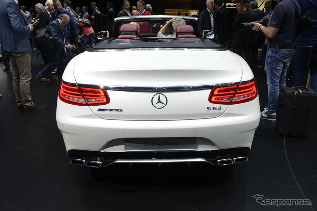 メルセデスAMG S63 4MATICカブリオレ(フランクフルトモーターショー15)