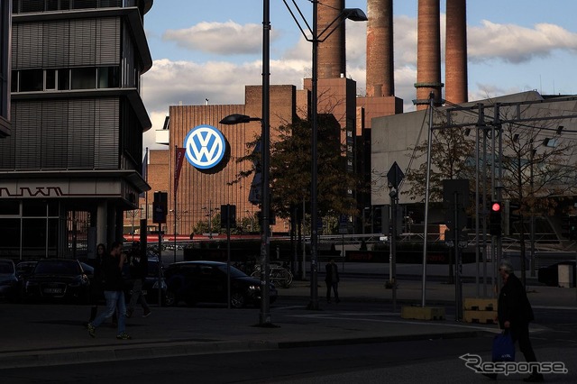独ウォルフスブルクのVW工場