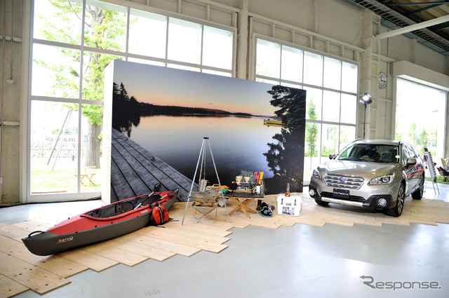 アウトバックをイメージした展示