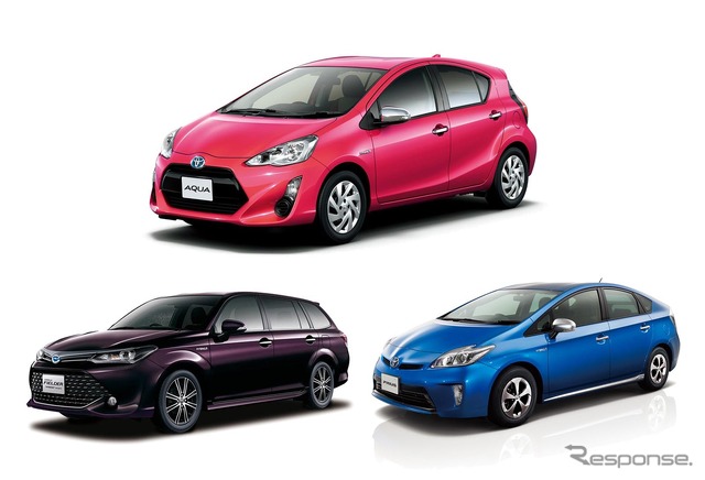 上半期車名別販売ランキングのトップ3はトヨタが独占