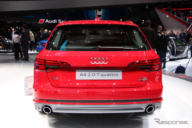 アウディ A4 新型(フランクフルトモーターショー15)