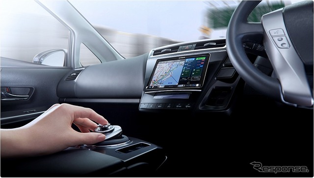 車室内に設置したスマートコマンダーで、運転中でも快適な操作が可能