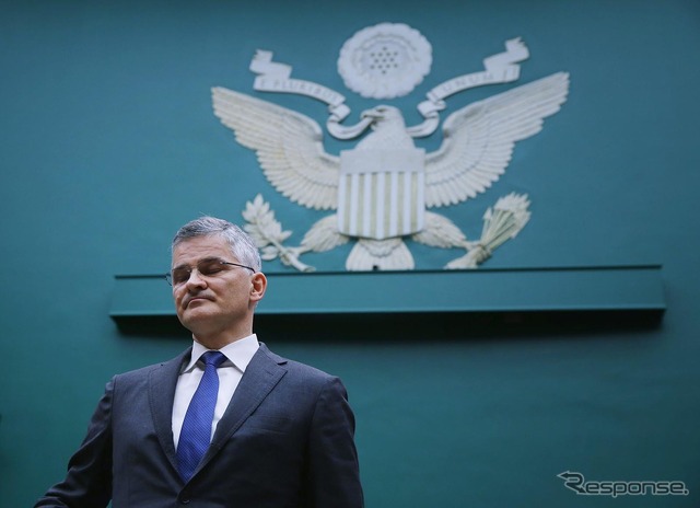 米公聴会に出席したVWグループ米国現地法人のマイケル・ホーン社長兼CEO（10月8日）