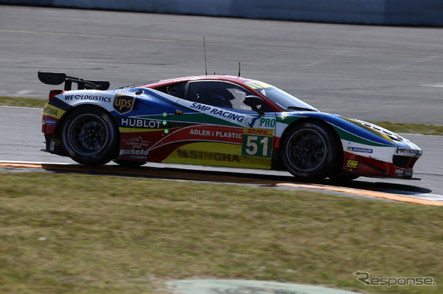 LMGTE-Proクラスの#51 フェラーリ。