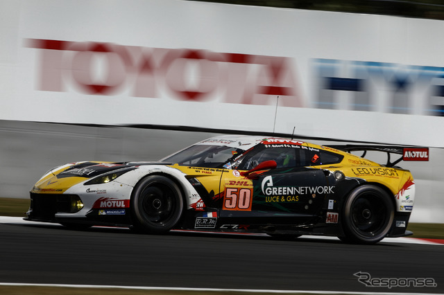 LMGTE-Amクラスの#50 コルベット。
