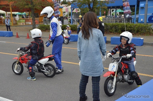 親子で楽しめるバイク体験会