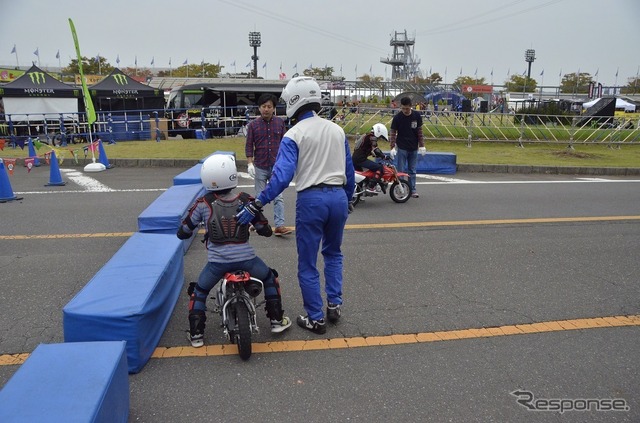 親子で楽しめるバイク体験会