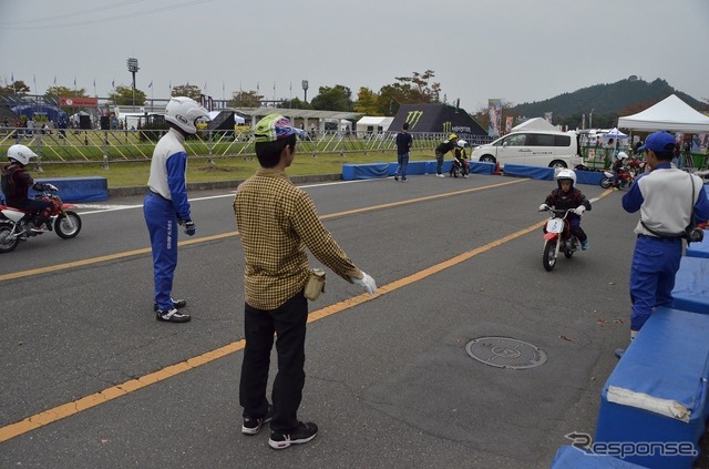 親子で楽しめるバイク体験会