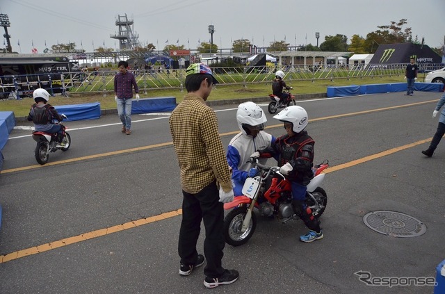 親子で楽しめるバイク体験会