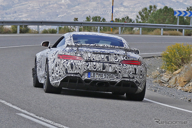 メルセデス AMG GT ブラックシリーズ スクープ写真