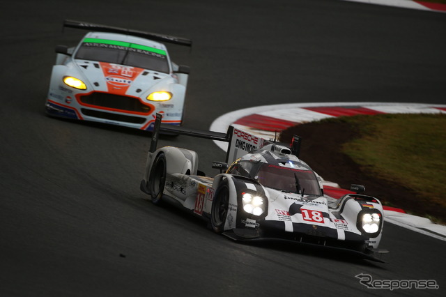 #18 ポルシェは決勝2位。