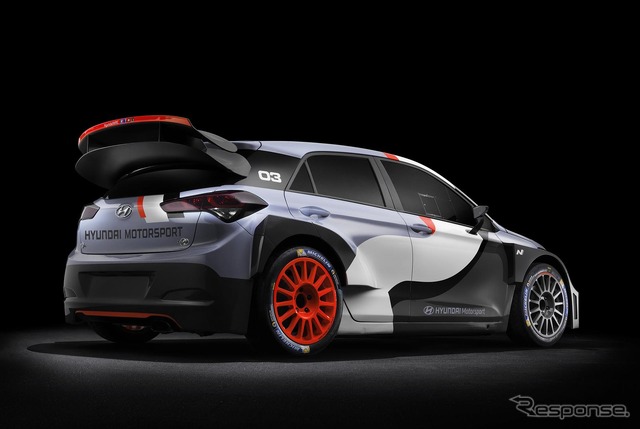 ヒュンダイ i20 WRC 新型のプレビューモデル
