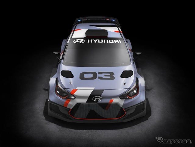 ヒュンダイ i20 WRC 新型のプレビューモデル
