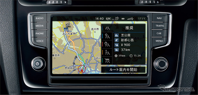 VW ゴルフ 40thエディション 純正インフォテイメントシステム Discover Pro