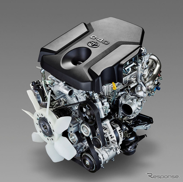 トヨタ ランドクルーザープラドに搭載される、新型2.8L直噴ターボディーゼルエンジン 1GD-FTV