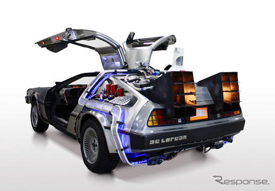 ついに“ごみを使用して動くデロリアン”が実現！「BTTF Part2」の舞台である“10月21日”に一般公開