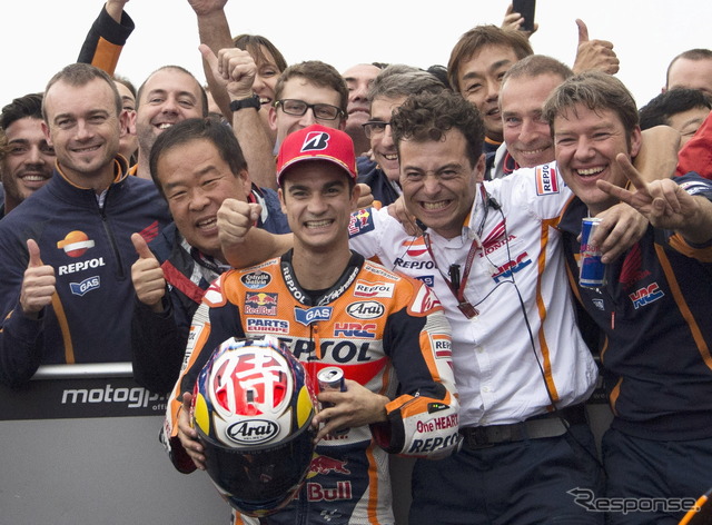 日本GPで今季初優勝を飾ったペドロサ