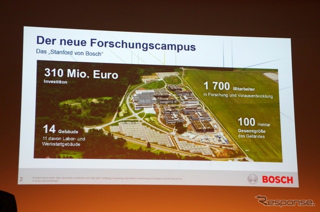 “ボッシュ版のスタンフォード”…シュツットガルト郊外のレニンゲン研究センターが正式オープン