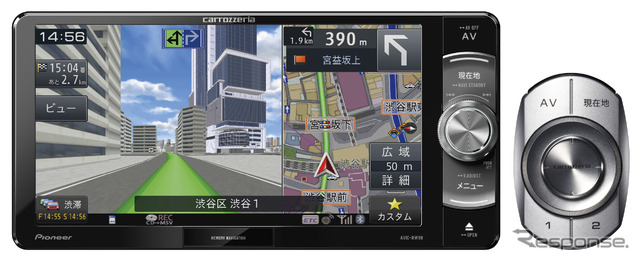 『AVIC-RW99』(200mmワイドモデル。予想実勢価格:10万6000円前後)