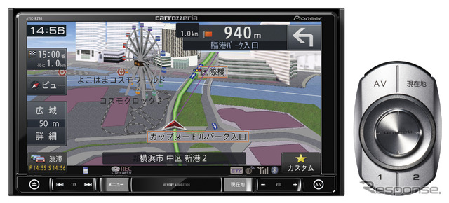 『AVIC-RZ99』(180mmモデル。予想実勢価格:10万6000円前後)