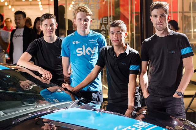 ジャガー・ランドローバー・ジャパンが「TEAM SKY PARTY NIGHT」を開催(2015年10月15日)