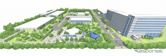小平市に新設する研究開発施設のイメージ図