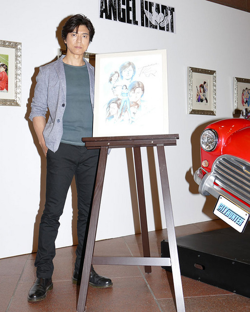 上川隆也/「シティーハンター30周年記念 北条司原画展」